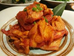 孜然羊肉-明洞阿姨·韩式酱蟹烤肉·创意料理(三元桥店)