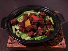 有机芥蓝啫雪花牛肉-广州柏悦酒店·悦景轩·粤菜餐厅