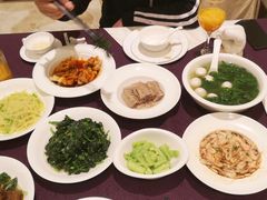 菊叶手工鱼圆汤-南京东郊国宾馆