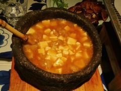 石锅鸡汤豆腐-绿茶餐厅(王府井永宁门店)
