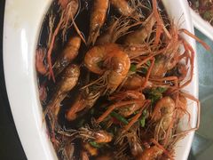 油爆虾-同兴半盆菜酒家(打浦路店)