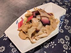 野生竹耳炒肉-禾悟农·农家私房菜