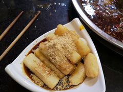 红糖糍粑-好汉锅园林秘制老火锅 柴火霸王鸡(金沙店)