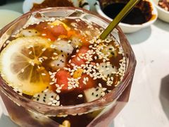玫瑰红糖冰粉-黔派·贵州烙锅烤肉·米粉(车公庙店)