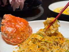 银牙蛋松手拆松叶蟹-新光酒家·河豚·海鲜·蟹料理(浦东店)