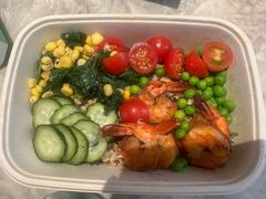 煎虎虾藜麦谷豆碗-gaga(深圳福田星河COCO Park店)