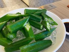 冰镇秋葵-隅乐胡椒虾·台湾菜·团建(皇岗店)