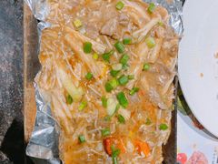 金针菇炒牛肉-南都咖啡西餐厅(天誉店)