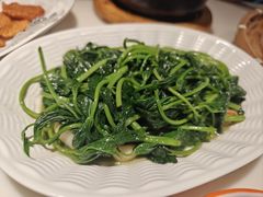 猪油渣炒蕃薯叶-清晖小苑·顺德菜(观澜湖新城店)