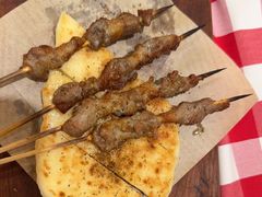 一把羊肉串配现烤馕-西贝(无锡万象城店)