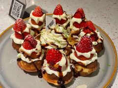 草莓忌廉华夫饼-BE BRIGHT KITCHEN(正佳广场店)