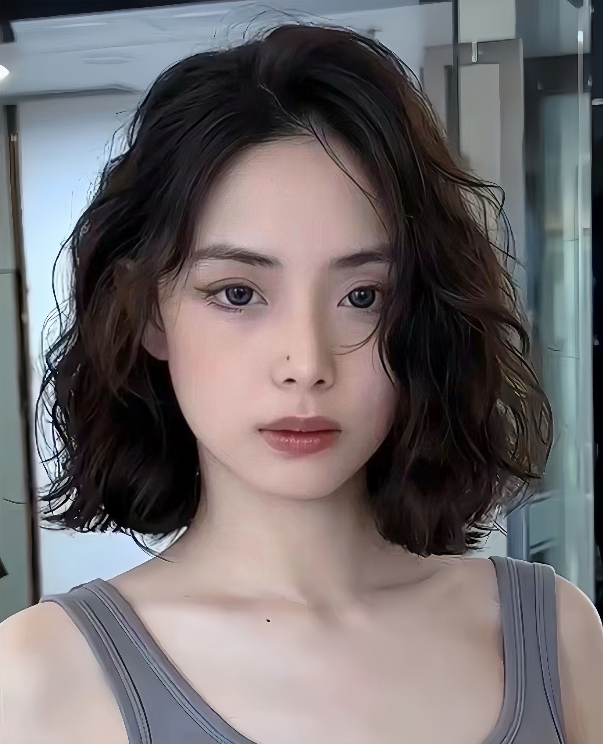 2024年宝藏女孩的齐肩烫短发