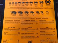 菜单-Ministry of Crab(科伦坡店)