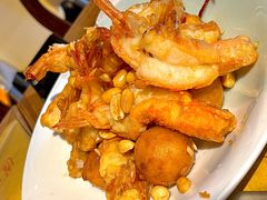 梨球果仁虾-小吊梨汤·北京菜·烤鸭(双井乐成中心店)