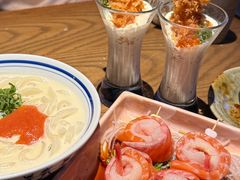 三文鱼荔枝甜虾卷-筱田の食堂·izakaya(淮海中路店)