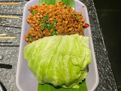 泰式金不换炒猪肉碎-忆暹罗·金泰国餐厅(和义店)