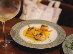 香煎带子配手指土豆泥-Bistro Les Lilas丁香花小酒馆