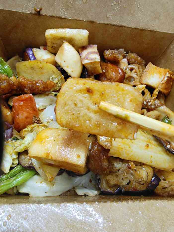 木梨小摊炸串拌饼(珠海前山店)-"忘了送烤饼店家好心说下次给双份