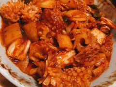 泡菜炒鱿鱼-쌍화점 霜花店·朝鲜族料理(徐家汇店)