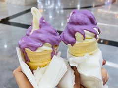 香芋脆皮甜筒-麦当劳(世界城广场店)