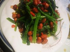 果仁菠菜-华盛园卷子王农家菜水库鱼