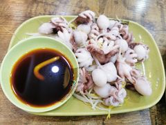 芥末白灼八爪鱼-贞姨美食·老字号海鲜大排档