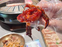 -草家酱蟹炭火烤肉店(珲春南路一店)