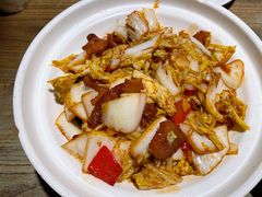 油渣炒高山娃娃菜-老阿爸鲜鱼土菜(昆山花桥店)