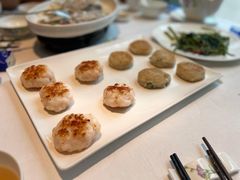 煎莲藕饼拼煎虾饼-花城苑广府菜(侨鑫店)
