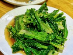 清炒油麦菜-布尔津河堤夜市