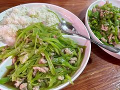 莴笋肉丝盖饭-陈记盖饭面庄(天龙广场店)