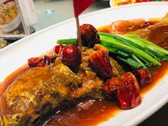 葱烧深海黄鱼-渔家风味·鲅鱼水饺·央视展播·海鲜天津菜(开发区店)