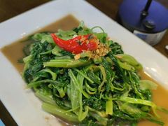 秘制虾酱炒空心菜-帕蓝·暹罗料理(曲阳店)
