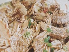 椒盐皮皮虾-渔中舟海鲜大排档(普陀沈家门店)