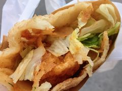 -小红车炸蛋葱油饼