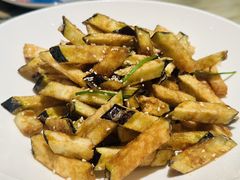 芝麻酥茄子-范家小馆·烤鸭新京菜(金融街店)