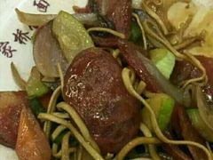 香肠炒面-蒋家桥饺面店(奥邦店)
