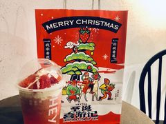 雪山莓莓桂花冻-喜茶(广州北京路惠福东店)