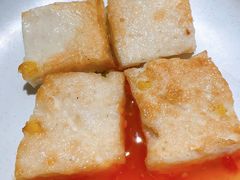香煎鱼饼-淘米捞·米汤脆鲩鱼火锅(福田皇岗店)