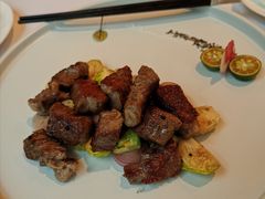 青柠海盐煎和牛粒-广州富力丽思卡尔顿酒店·丽轩·粤菜