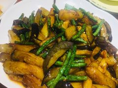 素炒茄子豆角-马氏老外婆餐厅(魏县店)