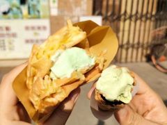 班戟薄饼夹雪糕单球-成裕雪糕店(士多店)