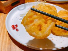 白洋淀虾肉藕饼-小放牛炒菜馆(中山路乐汇城店)