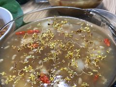 桂花红糖醪糟-叁肆食串钵钵鸡