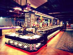 自助取餐区-豪食披萨烤肉自助(保定商场店)