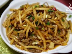 萝卜丝炒牛肉-国生茶庄·地道农家菜团建活动
