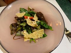 羊肚菌配红橡生菜和小菠菜-莫里·意大利餐厅(K-lab店)