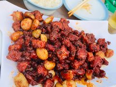 黑蒜子牛肉粒-清真利德顺小老饭庄(复兴路店)