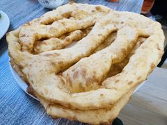 棉籽油炸大油饼-峪鸡餐厅