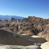 死亡谷，毫无生机，不同于土耳其的月亮地貌